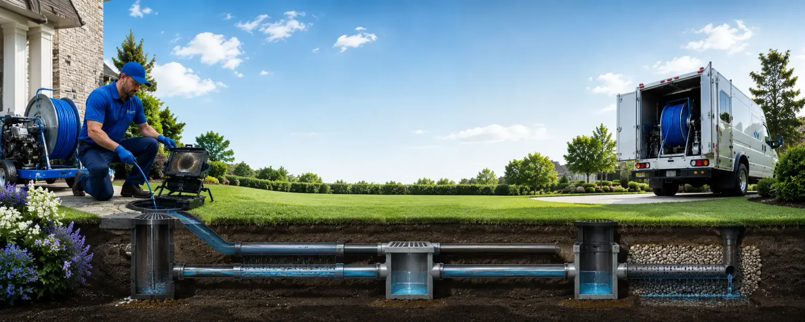 Outdoor drain cleaning information for Wellsville, PA